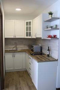 Η κουζίνα ή μικρή κουζίνα στο Apartman Borovi 14
