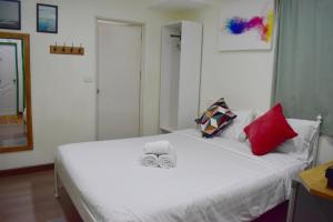 Letto o letti in una camera di Greenery Hostel
