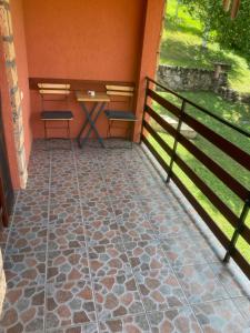 Balkón nebo terasa v ubytování Vila Konstantinović