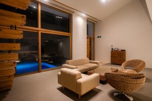 Posezení v ubytování Secret Villas by Relapool
