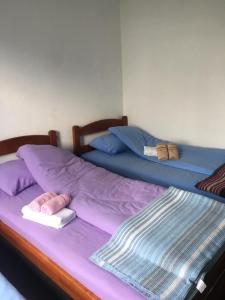 Postel nebo postele na pokoji v ubytování Apartmani Vila Šljukić