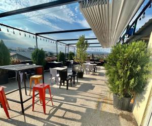 Balkón nebo terasa v ubytování Art Hotel Home + 37 fotografií