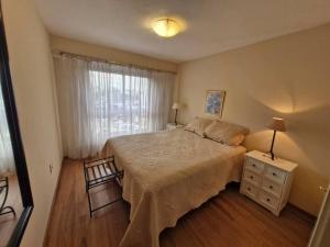 Postel nebo postele na pokoji v ubytování En el mejor lugar de Montevideo