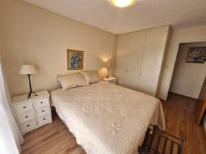 Postel nebo postele na pokoji v ubytování En el mejor lugar de Montevideo