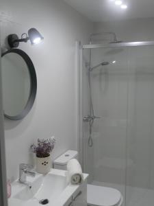 Koupelna v ubytování Casa en Playa Santa Marta y Ladeira