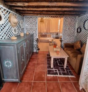 Posezení v ubytování Riad 1001 couleurs