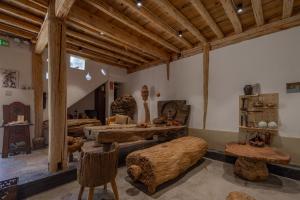 Posezení v ubytování 凹园小院