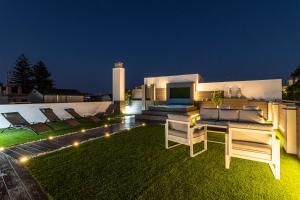 Zahrada ubytování Allo Apartments Plateros Centro Jacuzzi Comunitario