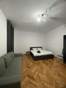 Posezení v ubytování Old Square Apart