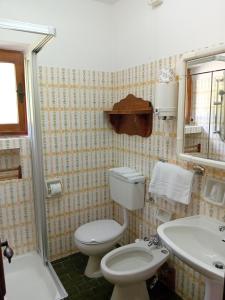 Koupelna v ubytování Meublè Barancio