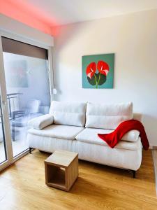 Χώρος καθιστικού στο Apartman Anturijum