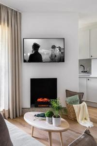 Μια τηλεόραση ή/και κέντρο ψυχαγωγίας στο Alojamiento Entero Excelentes Vistas al Pantano