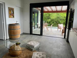 Ban công/sân hiên tại Cap KARAIB villa 2 chambres