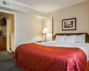 Ein Bett oder Betten in einem Zimmer der Unterkunft Clarion Inn & Suites at the Outlets of Lake George