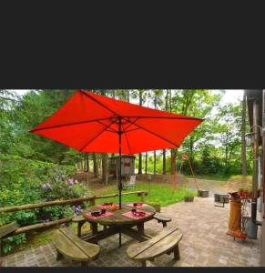 Fotografie z fotogalerie ubytování Agréable chalet en pleine nature v destinaci Houffalize + 10 fotografií