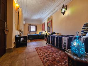 Χώρος καθιστικού στο Riad Dar Rita