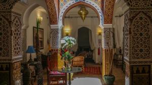 Posezení v ubytování Riad Al-Qurtubi