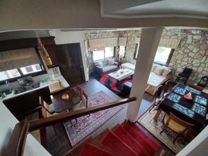 Postel nebo postele na pokoji v ubytování Akis house