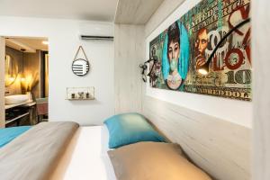 Postel nebo postele na pokoji v ubytování Studio Deluxe RoMa II