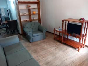 Sjónvarps- og/eða afþreyingartæki á Habitat Apartments