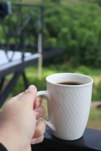 Kaffi- og teaðstaða á Cabaña Macareo