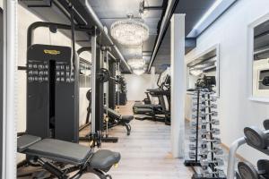 Fitness centrum a/nebo fitness zařízení v ubytování Mirabeau Alpine