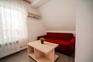 Posezení v ubytování Apartment Harmony