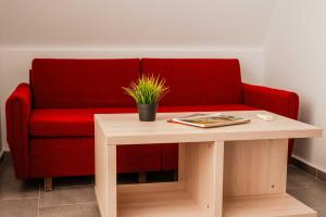 Posezení v ubytování Apartment Harmony