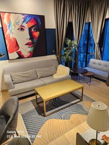 Χώρος καθιστικού στο Star Residence T1, 2br Unit Floor 36