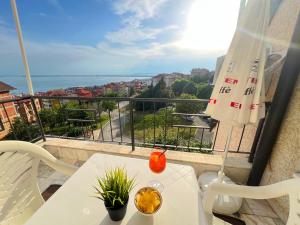 Balkón nebo terasa v ubytování Apartment Harmony