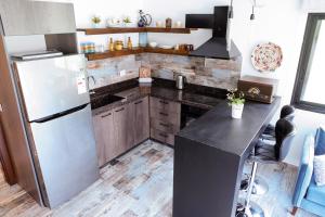 Kuchyň nebo kuchyňský kout v ubytování SUKUN Tannourine