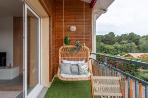 Balkón nebo terasa v ubytování Appartement des grands lacs