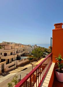 a view from the balcony of a building at Balcón del Mar in Málaga