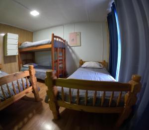 Postel nebo postele na pokoji v ubytování Hostel 53 Sur