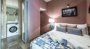 Postel nebo postele na pokoji v ubytování Fontana di Trevi Luxury Nest