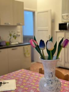Kuchyň nebo kuchyňský kout v ubytování Artisanti - DANIA HOME
