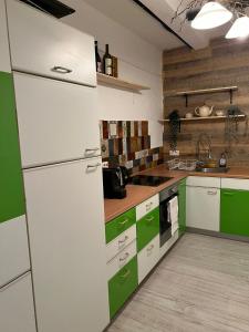 Køkken eller tekøkken på Wohnung im Zentrum von Albstadt