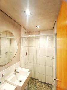 Koupelna v ubytování Studio Santanes Centro RJ