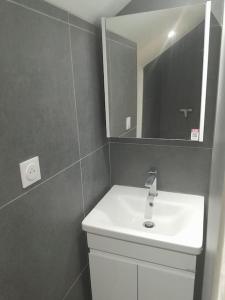 Koupelna v ubytování Appartement entouré de paysages magnifiques