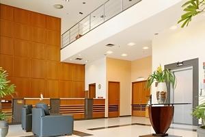 Ο χώρος του λόμπι ή της ρεσεψιόν στο Flat King Vila Mariana (Apto 508)
