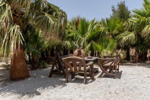 A garden outside Helios Beach Studios