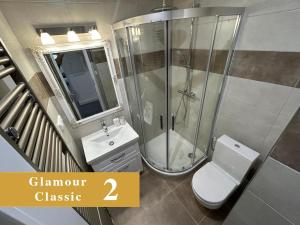 Koupelna v ubytování EFIPA Glamour Apartments