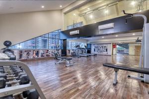 Fitness centrum a/nebo fitness zařízení v ubytování Luxury Stay with amenities