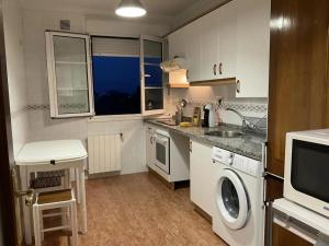 Køkken eller tekøkken på EL BALCON DE LUARCA