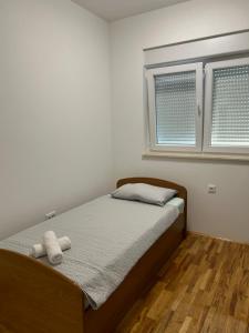 Postel nebo postele na pokoji v ubytování Luce