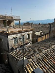 an overhead view of an old building with tile roofs at Locazione Culturale - Short Rent in Atri - in Atri