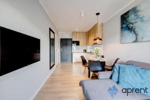 Η κουζίνα ή μικρή κουζίνα στο Apartament PASJA Gardenia Seaside - Aprent
