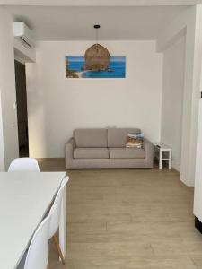 Χώρος καθιστικού στο Sweet Home Naxos