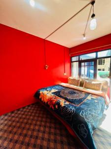 SONAMARG SNOW VIEW客房内的一张或多张床位