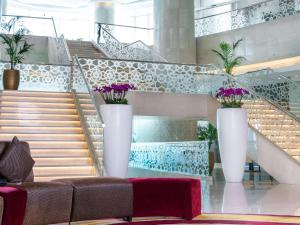 Een zitgedeelte bij Hilton Doha